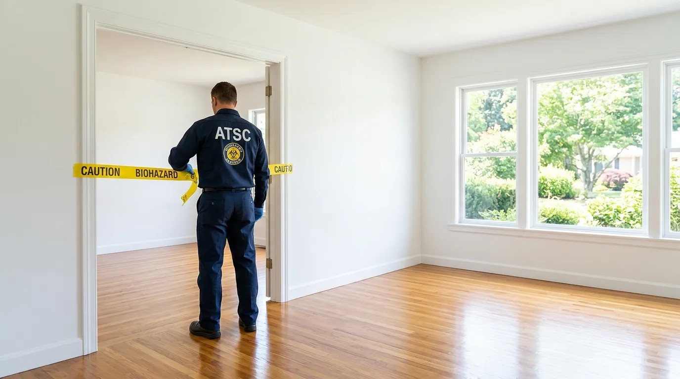 Certified biohazard cleanup crew performing Crime Scene Cleanup in Kennedale