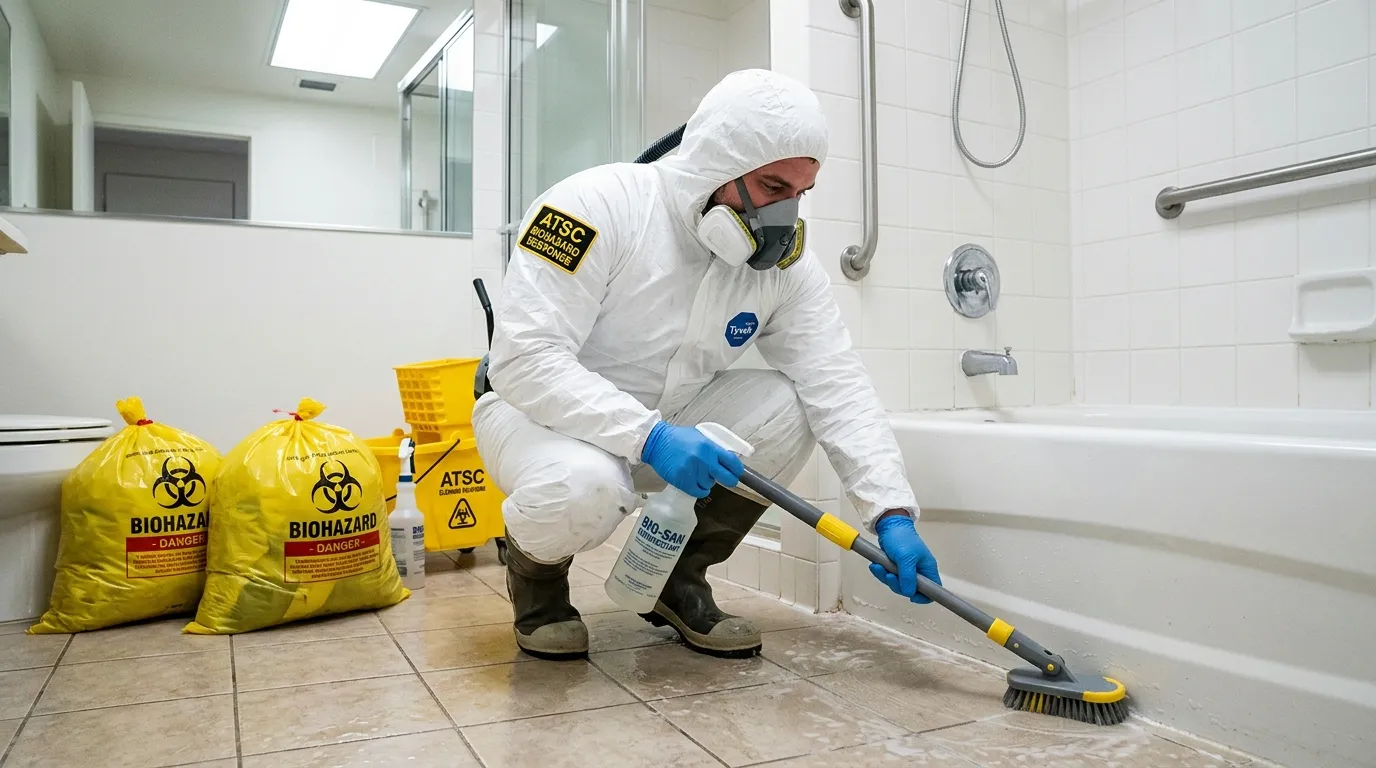 Decontamination equipment deployed for Blood Cleanup in Kennedale